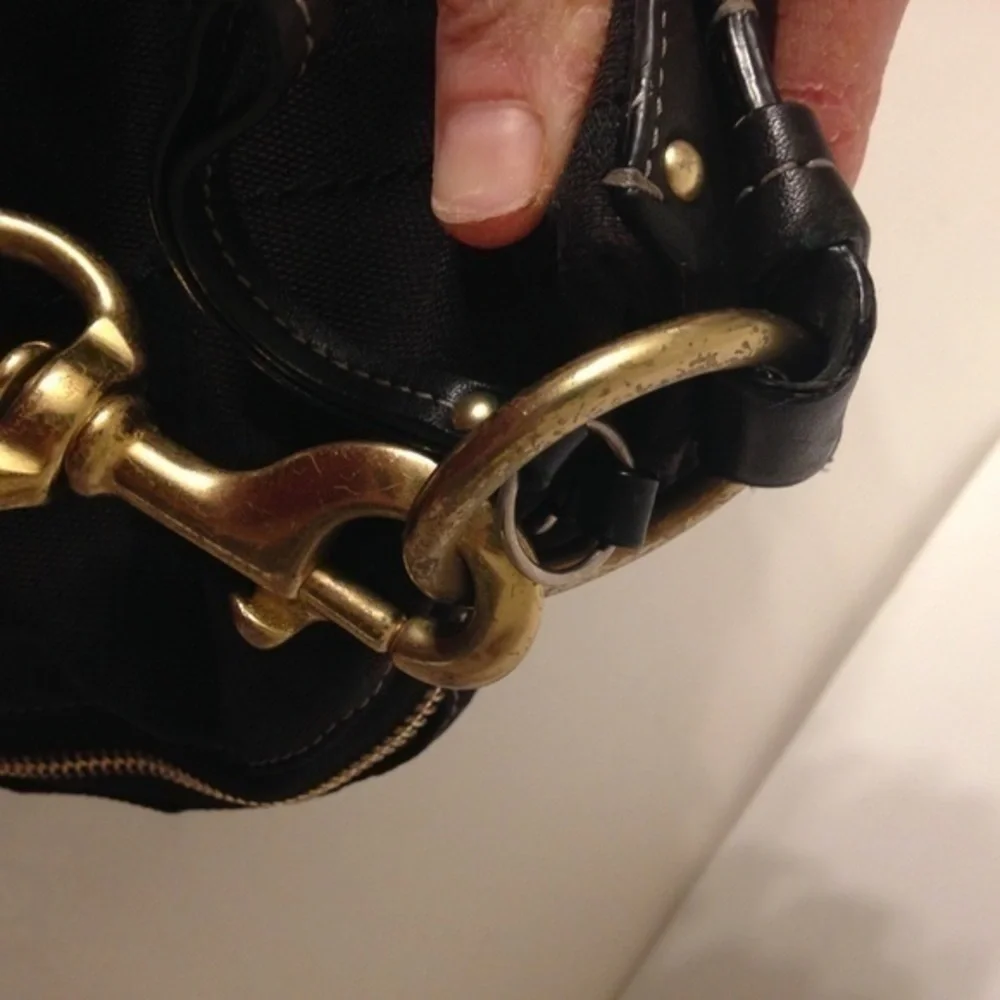 Coach vintage y2k 10620 large Carley signature c hobo shoulder bag
